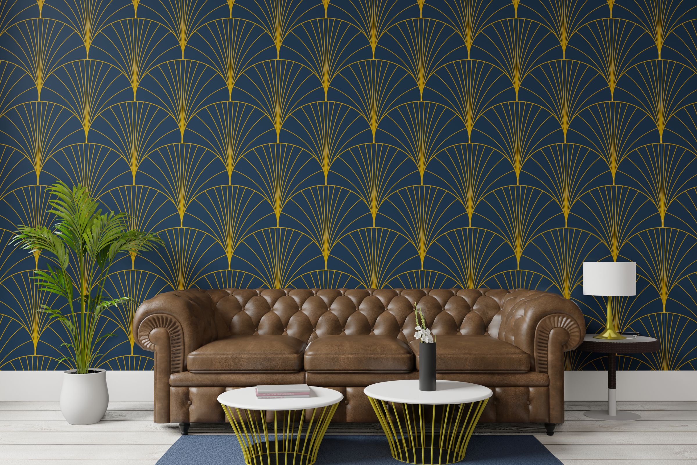 Luxury Living Room Wallpaper